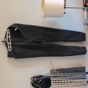 Garage high waisted grey jeans